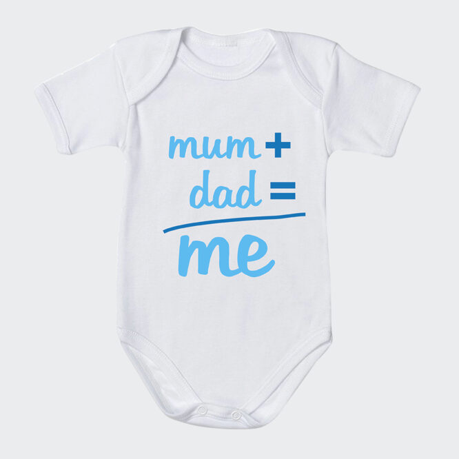 Body "Mum + Dad = Me"