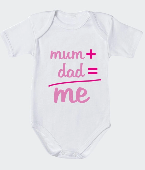 Body "Mum + Dad = Me"