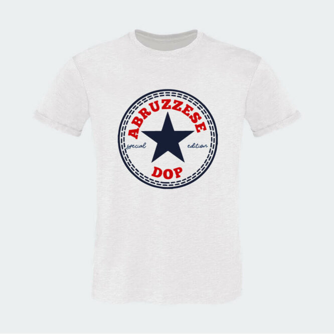 T-shirt Fiammata  da Uomo "Abruzzese Dop"