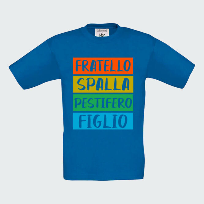 T-shirt da Bambino "Fratello Spalla Figlio Pestifero" - immagine 9