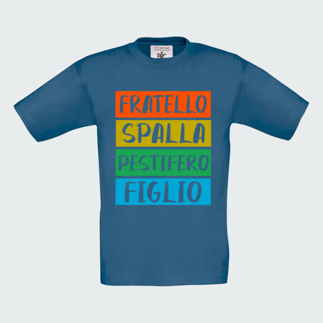 T-shirt da Bambino "Fratello Spalla Figlio Pestifero" - immagine 7
