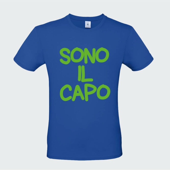 T-shirt da Uomo "Sono il Capo"