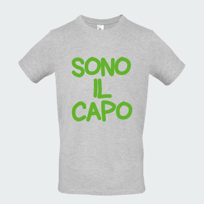 T-shirt da Uomo "Sono il Capo" - immagine 5