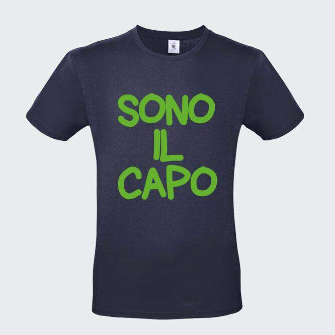T-shirt da Uomo "Sono il Capo" - immagine 6