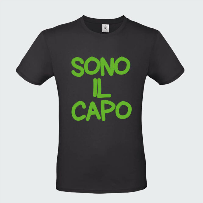 T-shirt da Uomo "Sono il Capo" - immagine 7
