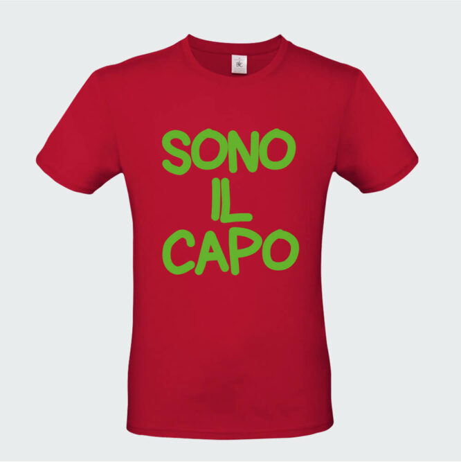 T-shirt da Uomo "Sono il Capo" - immagine 9