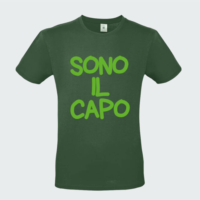 T-shirt da Uomo "Sono il Capo" - immagine 10