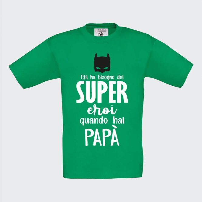 T-shirt da Bambino "Papà è Super - immagine 5