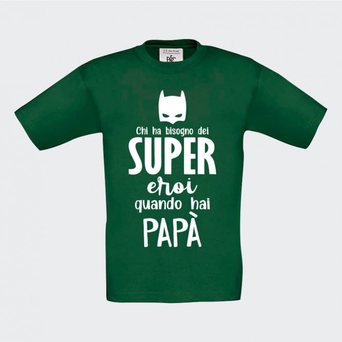 T-shirt da Bambino "Papà è Super - immagine 4