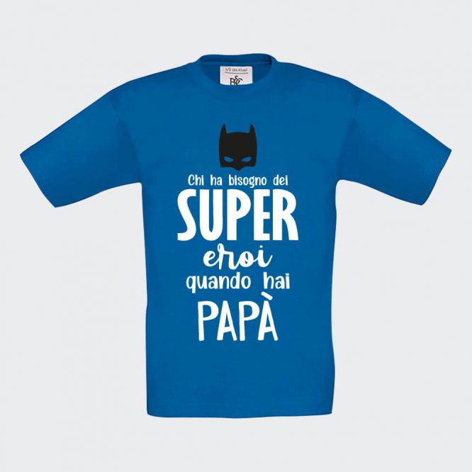 T-shirt da Bambino "Papà è Super - immagine 3