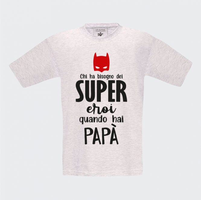 T-shirt da Bambino "Papà è Super - immagine 10