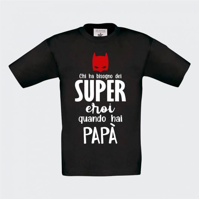 T-shirt da Bambino "Papà è Super - immagine 8
