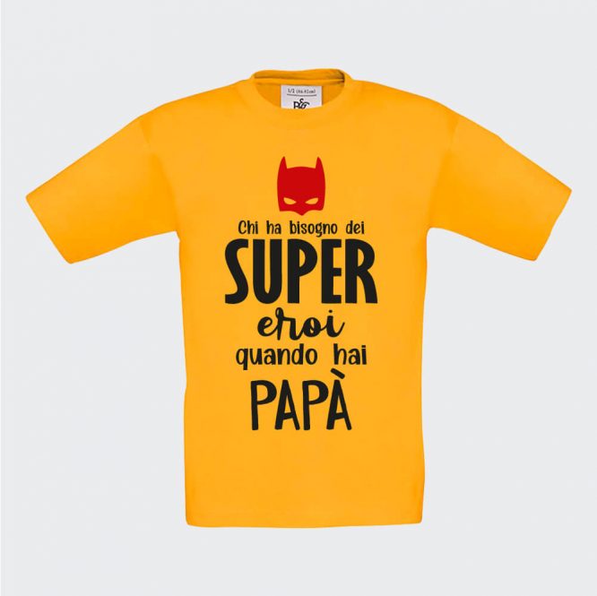 T-shirt da Bambino "Papà è Super - immagine 7