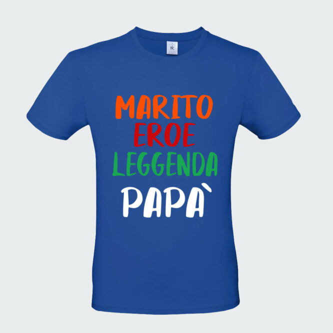 T-shirt da Uomo "Papà Eroe Leggenda"