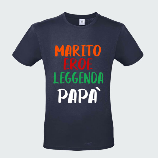 T-shirt da Uomo "Papà Eroe Leggenda"