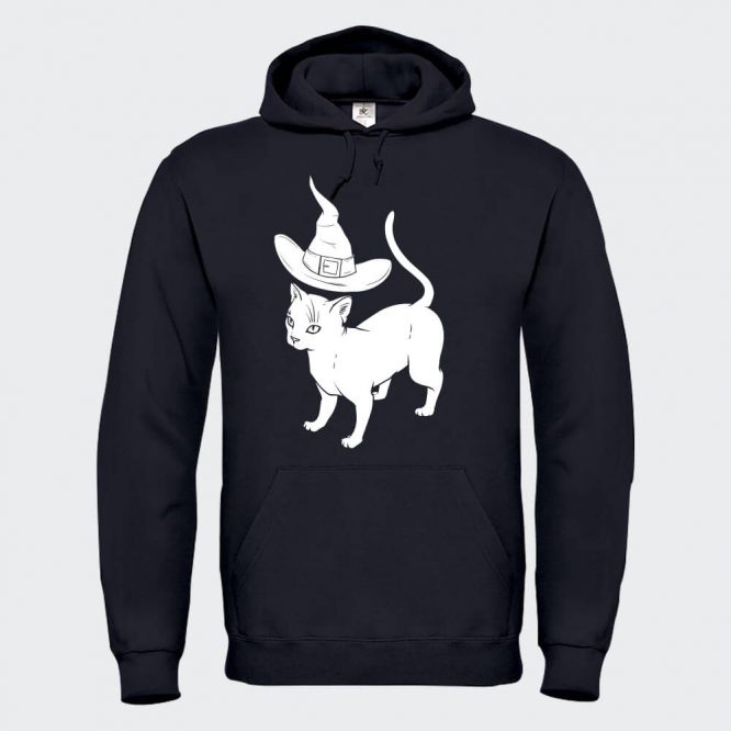 Felpa Unisex " Apprendista Felino Halloween " - immagine 5