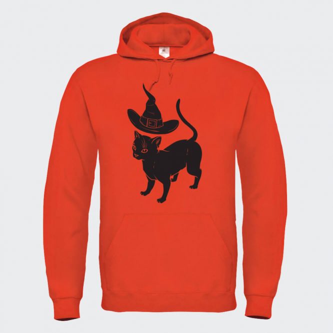 Felpa Unisex " Apprendista Felino Halloween " - immagine 3