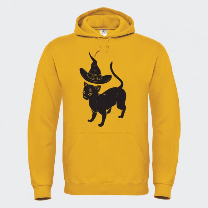 Felpa Unisex " Apprendista Felino Halloween " - immagine 9