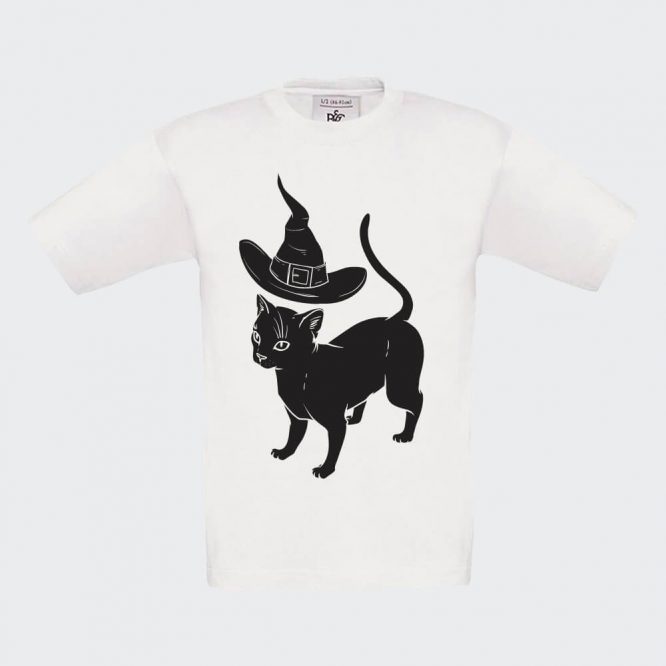 T-shirt da Bambino " Apprendista Felino Halloween " - immagine 4