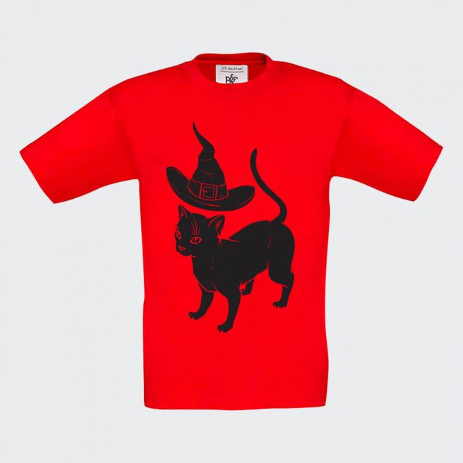 T-shirt da Bambino " Apprendista Felino Halloween " - immagine 5