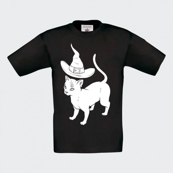 T-shirt da Bambino " Apprendista Felino Halloween " - immagine 6