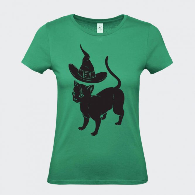 T-Shirt da Donna " Apprendista Felino Halloween " - immagine 11