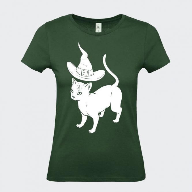 T-Shirt da Donna " Apprendista Felino Halloween " - immagine 9