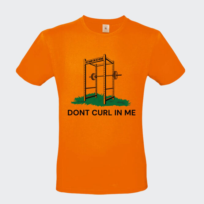 T-shirt da Uomo "Don't Curl In Me" - immagine 4