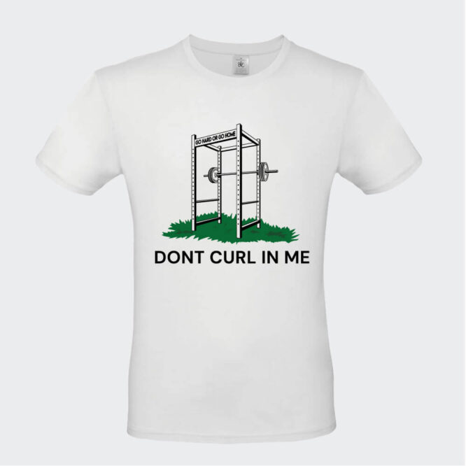 T-shirt da Uomo "Don't Curl In Me" - immagine 5