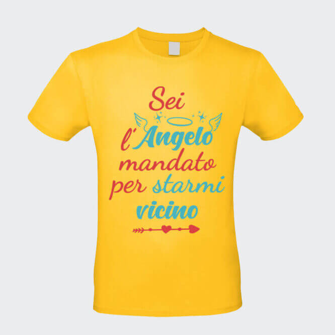 T-shirt Unisex "Il Mio Angelo" San Valentino - immagine 7