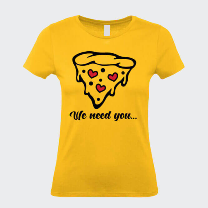 T-shirt da Donna "We need You" San Valentino