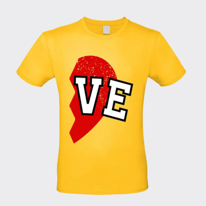 T-shirt Unisex "Ve Lo-ve" San Valentino - immagine 5