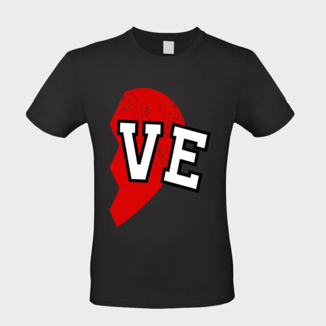 T-shirt Unisex "Ve Lo-ve" San Valentino - immagine 4