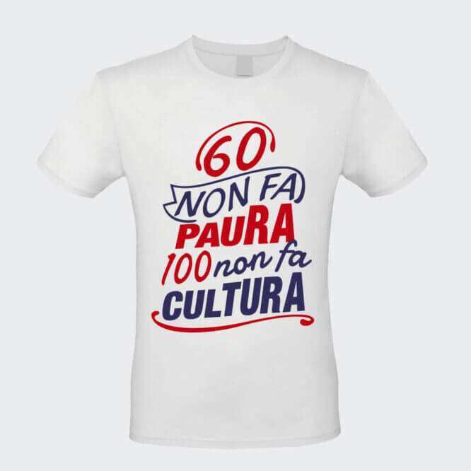 T-shirt Unisex "100 Non Fa Cultura" Maturità - immagine 3
