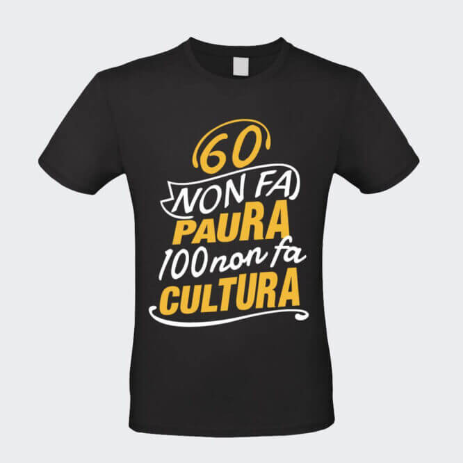 T-shirt Unisex "100 Non Fa Cultura" Maturità - immagine 5