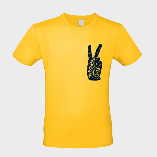 T-shirt Unisex Peace Sign 3