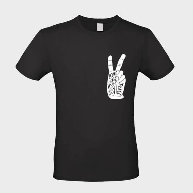 T-shirt Unisex Peace Sign 2