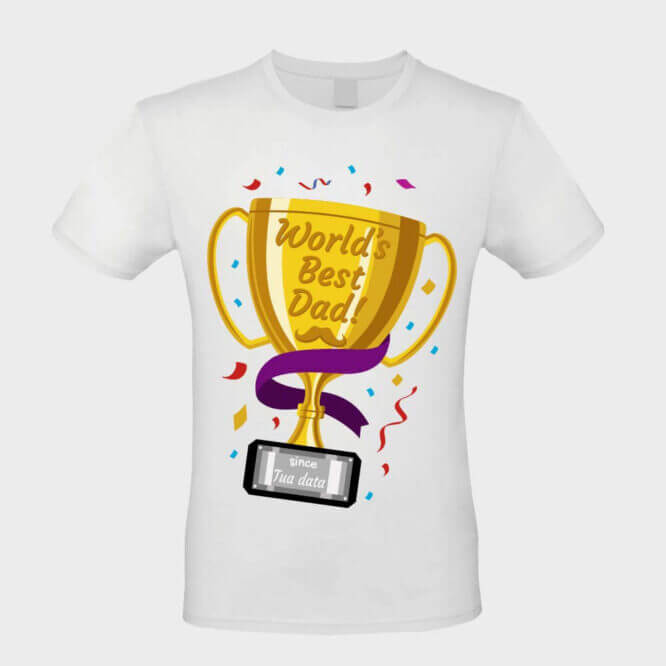 T-shirt Unisex "World's Best Dad"