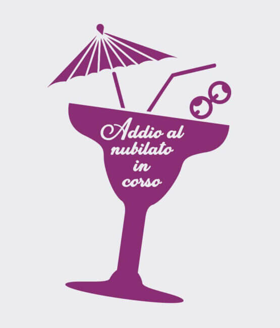 T-Shirt da Donna Addio al Nubilato Divertente Drink