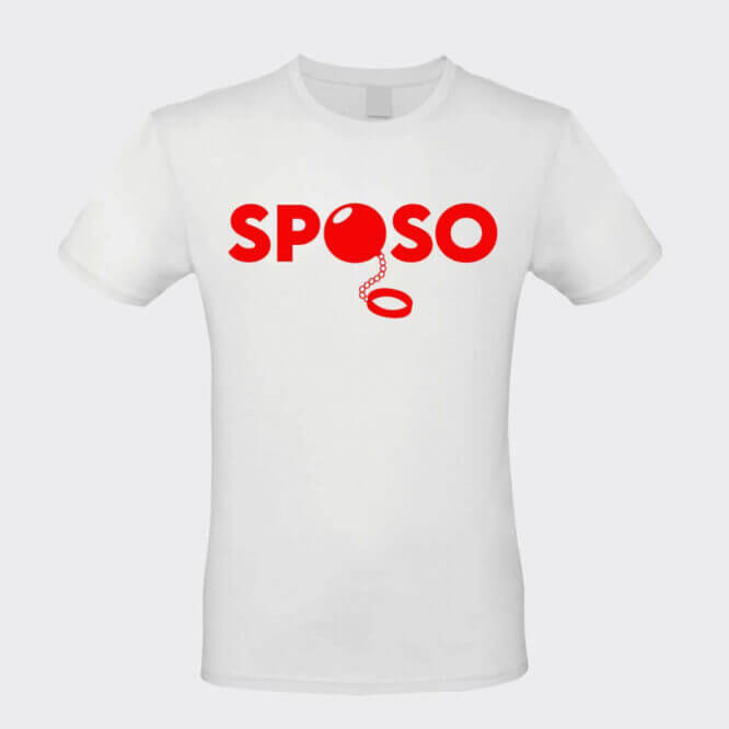 T-shirt Addio al Celibato Divertente Sposo