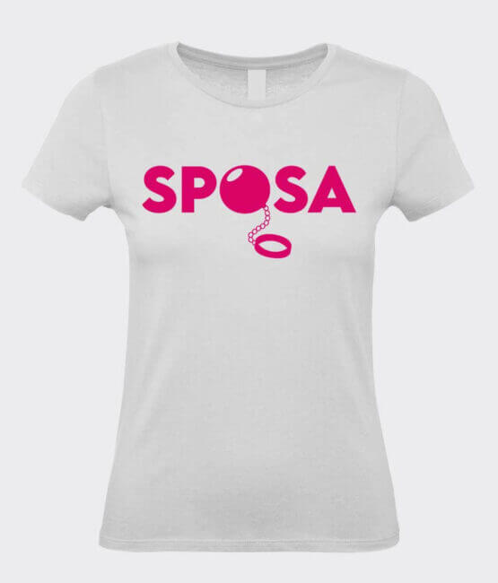 T-Shirt Addio al Nubilato Divertente Sposa