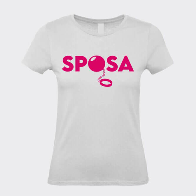 T-Shirt Addio al Nubilato Divertente Sposa