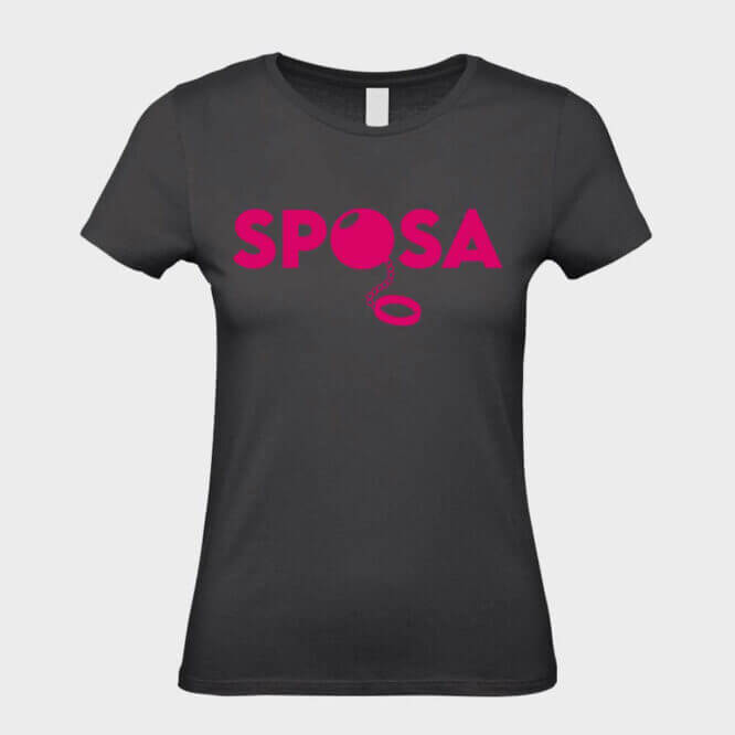 T-Shirt Addio al Nubilato Divertente Sposa