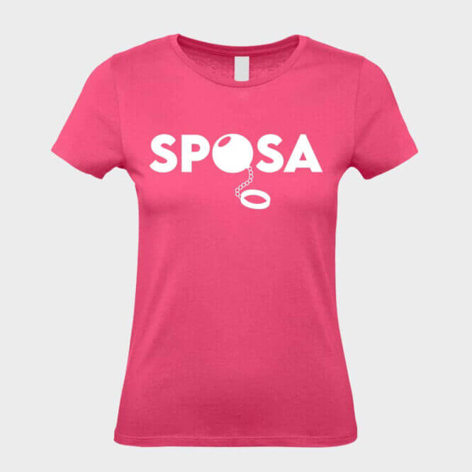 T-Shirt Addio al Nubilato Divertente Sposa