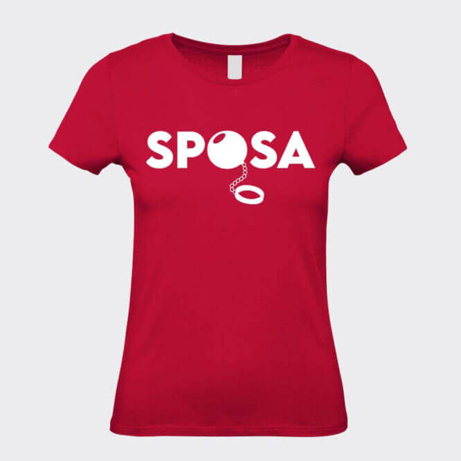 T-Shirt Addio al Nubilato Divertente Sposa