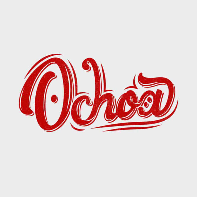 T-shirt Streetwear Ochoa Rosso - immagine 2
