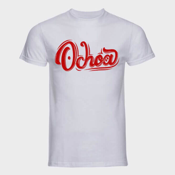 T-shirt Streetwear Ochoa Rosso