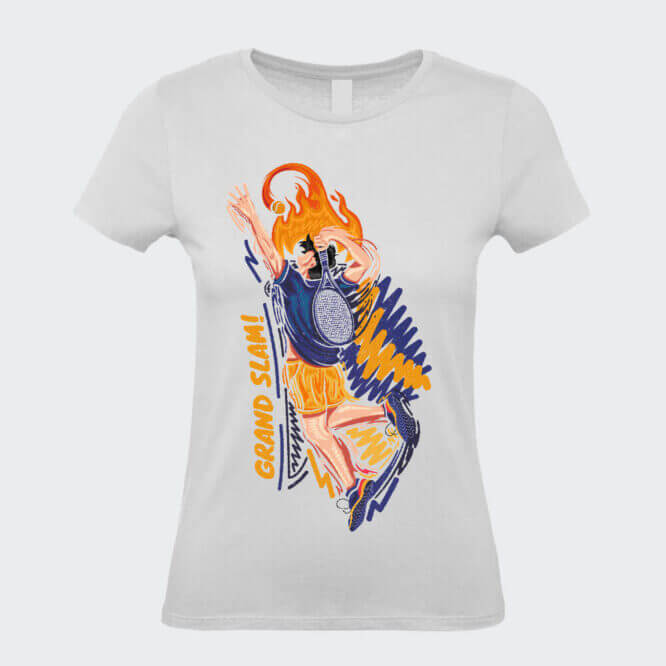 T-Shirt Grande Slam Tennis Femminile