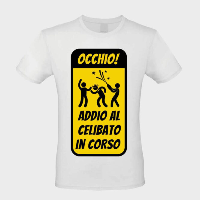 T-shirt Addio Celibato Divertente