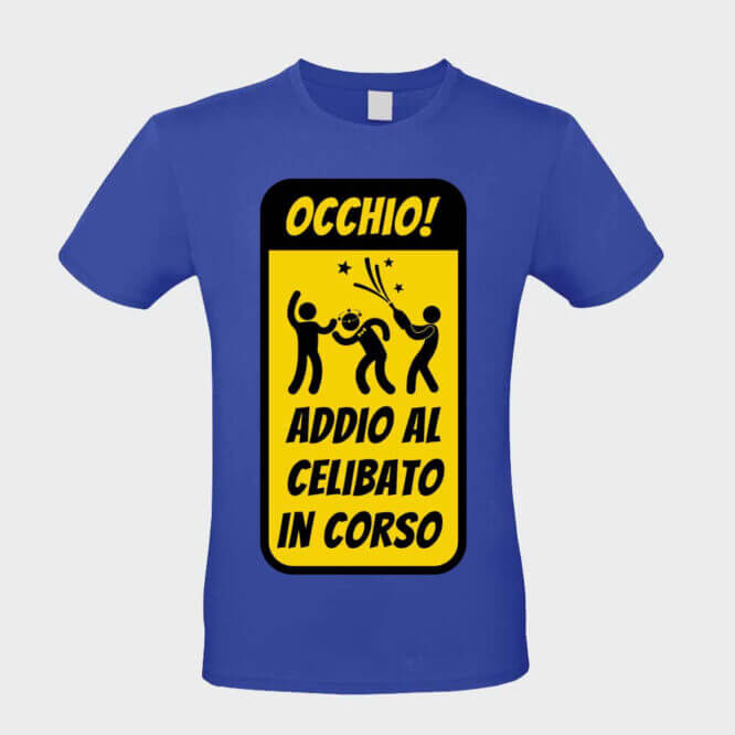 T-shirt Addio Celibato Divertente